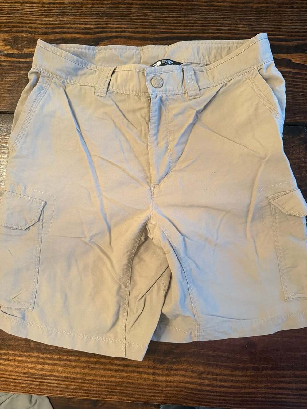 The North Face Men's Khaki Tan Cargo Hiking Shorts Size 32